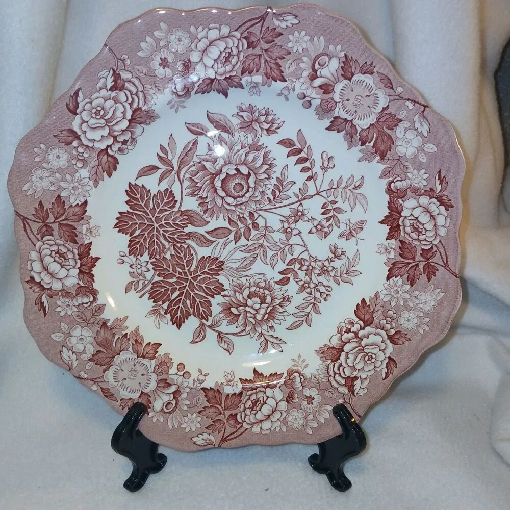 The Spode Archive Collection Jasmine Buffet Dessert Plate 9.5